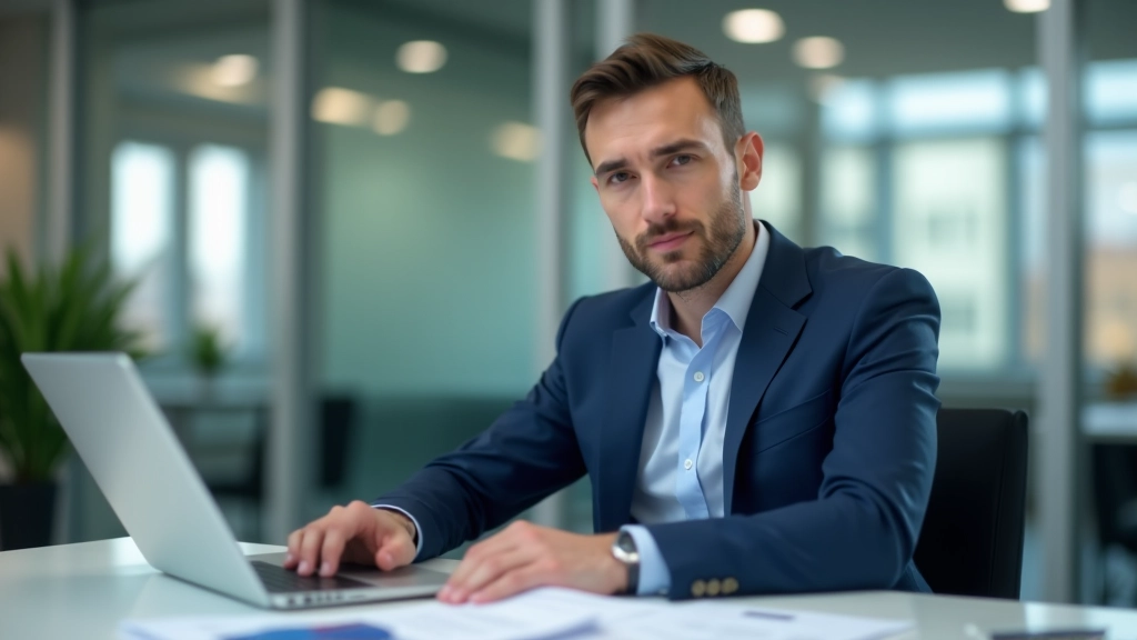 Člověk pracující s ekonomickými daty a grafiky na počítači